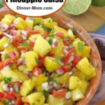 Easy Pineapple Salsa Pinterest