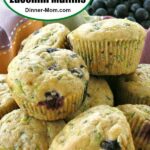 Easy Blueberry Zucchini Muffins Pin