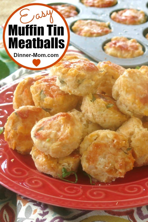 Easy Chicken Meatballs Baked in a Muffin Tin! The DinnerMom