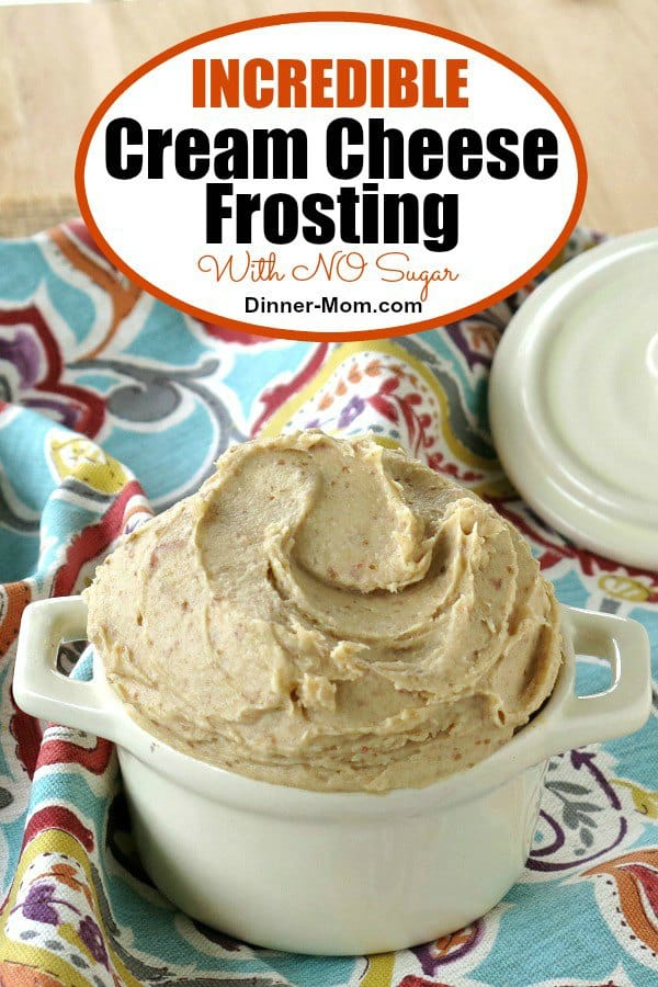 Healthy Cream Cheese Frosting with Date Paste The DinnerMom