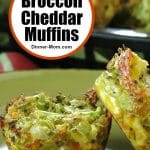 Easy Broccoli Cheddar Muffins Pin