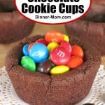 Easy Chocolate Cookie Cups Pin