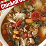 Slow Cooker Chicken Cacciatore Pin