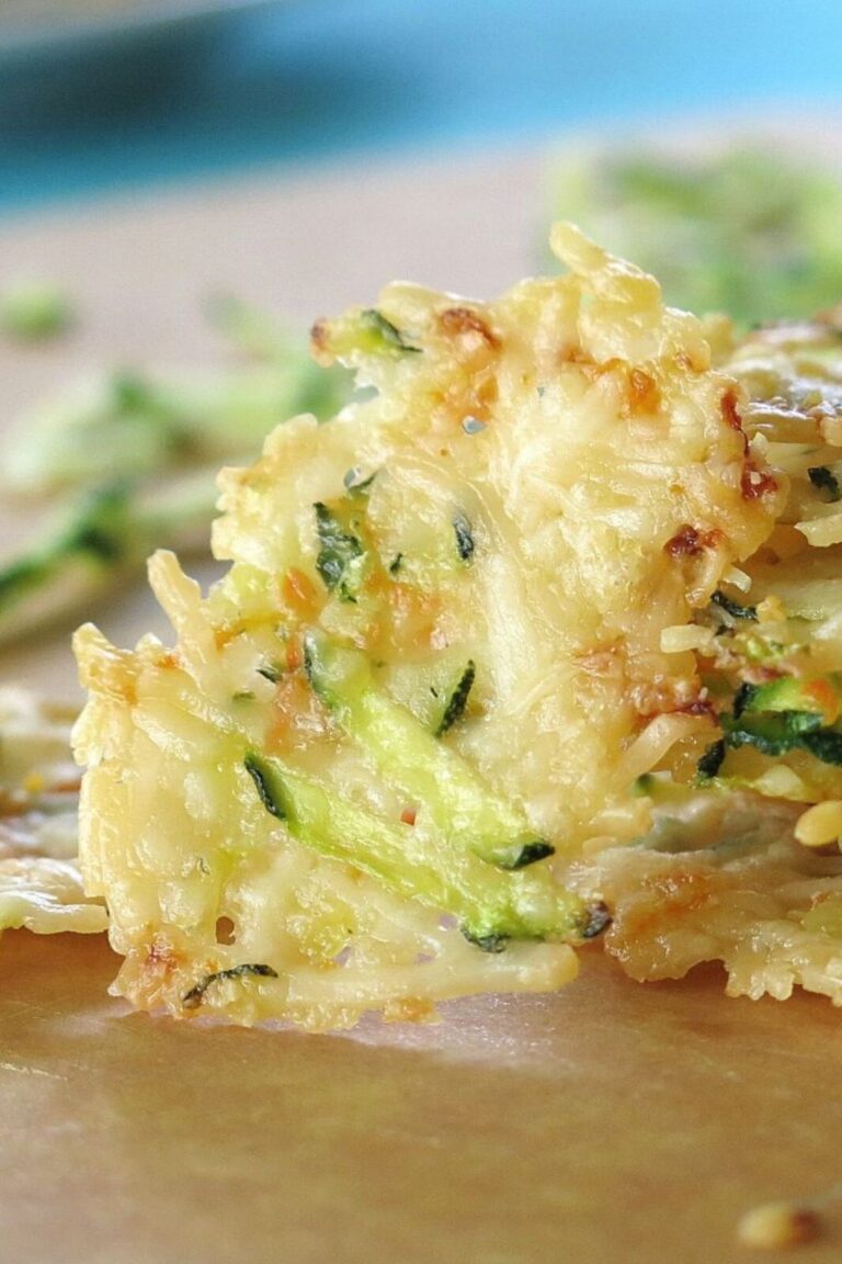 Parmesan Cheese Crisps Recipe with Shredded Veggies The DinnerMom