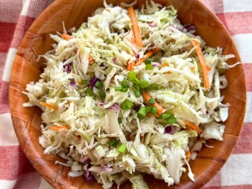 Southern Coleslaw Recipe with Vinegar Dressing