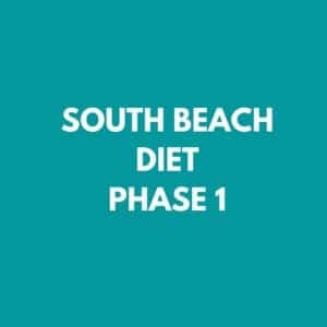 South Beach Diet Phase 1 Diet